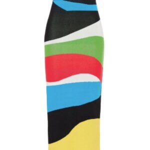 XS STAUD KARINA WAVY STRIPE COLORFUL SKIRT 💖NWT IN STORES💖